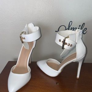 White pumps